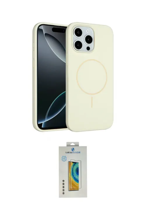 ieg™ iPhone 14 Pro Max Kılıf Yankı Form Serisi - Siyah Polymer Nano Ekran Koruyucu