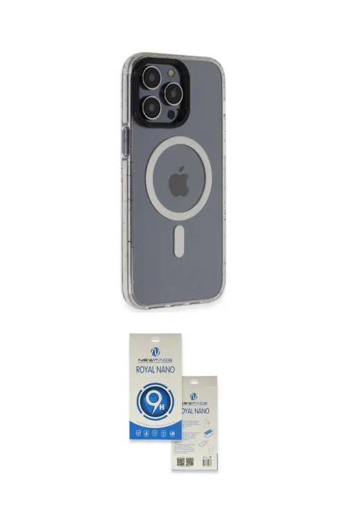 ieg™ iPhone 14 Pro Max Kılıf Yankı Işık Prime - Şeffaf Royal Nano Ekran Koruyucu