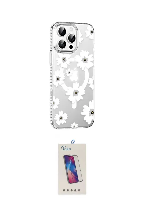 ieg™ iPhone 14 Pro Max Kılıf Yörünge Işık Prime - Siyah Joko 5D Cam