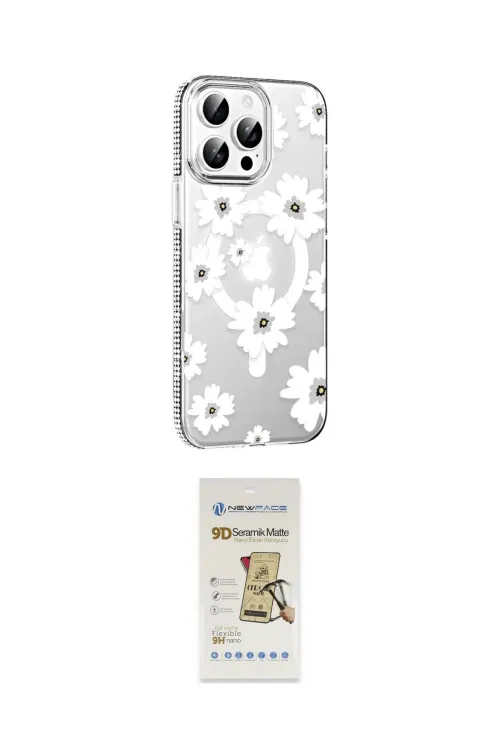 ieg™ iPhone 14 Pro Max Kılıf Yörünge Işık Prime - Siyah Mat Seramik Nano Ekran Koruyucu
