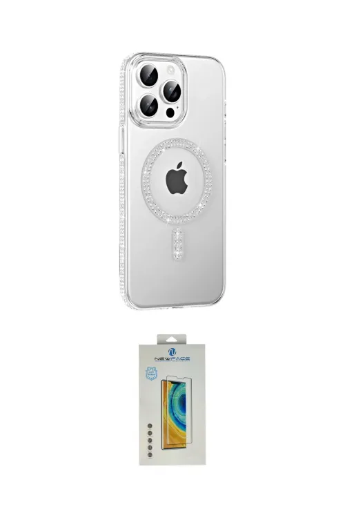 ieg™ iPhone 14 Pro Max Kılıf Yörünge Koleksiyonu - Siyah Polymer Nano Ekran Koruyucu