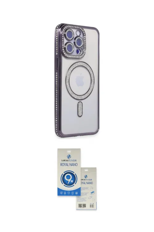 ieg™ iPhone 14 Pro Max Kılıf Zirve Doku Prime - Şeffaf Royal Nano Ekran Koruyucu