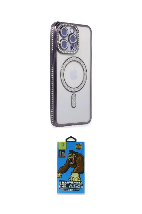 ieg™ iPhone 14 Pro Max Kılıf Zirve Doku Prime - Siyah 18D Cam Ekran Koruyucu