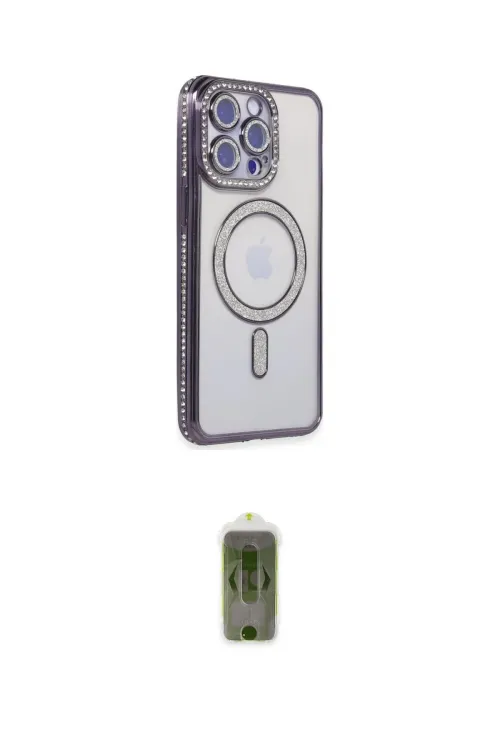 ieg™ iPhone 14 Pro Max Kılıf Zirve Doku Prime - Siyah Joko Magic 5D Hayalet Cam