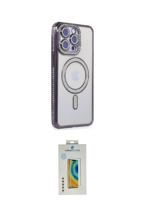 ieg™ iPhone 14 Pro Max Kılıf Zirve Doku Prime - Siyah Polymer Nano Ekran Koruyucu