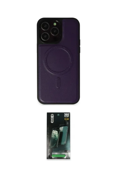 ieg™ iPhone 14 Pro Max Kılıf Zirve Işık Serisi - Şeffaf 360 Full Body Arka Koruyucu