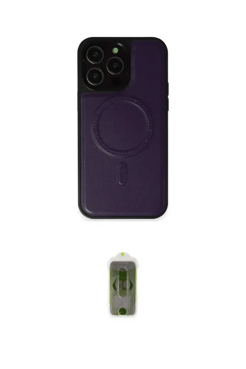 ieg™ iPhone 14 Pro Max Kılıf Zirve Işık Serisi - Siyah Joko Magic 5D Hayalet Cam