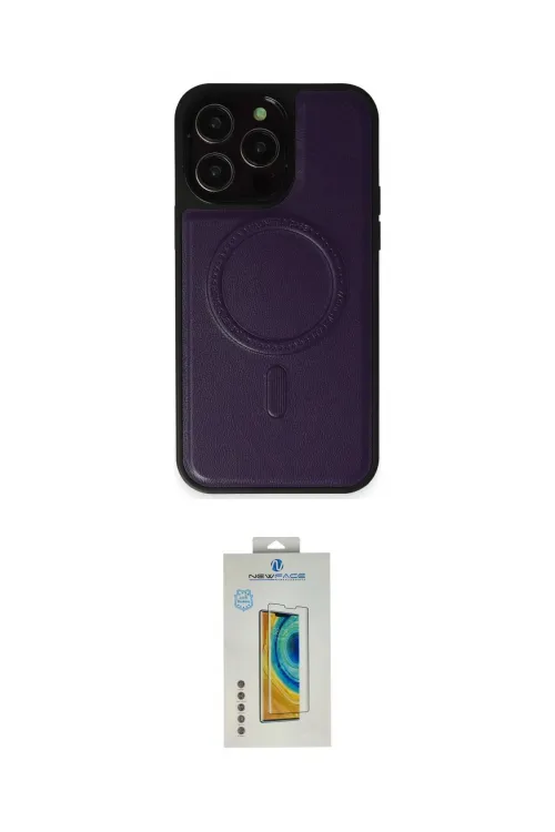 ieg™ iPhone 14 Pro Max Kılıf Zirve Işık Serisi - Siyah Polymer Nano Ekran Koruyucu