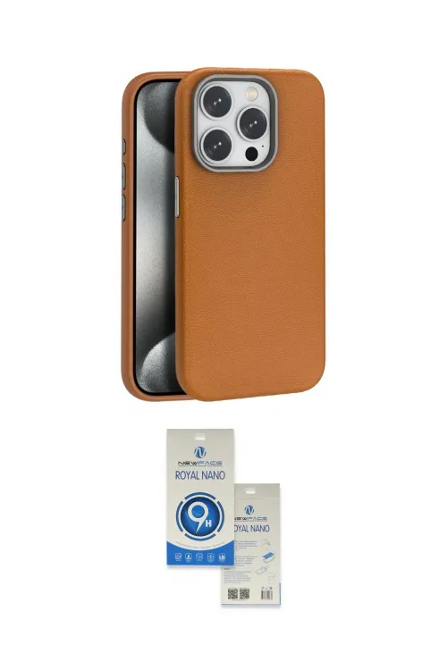 ieg™ iPhone 14 Pro Max Kılıf Zirve Modern Prime - Şeffaf Royal Nano Ekran Koruyucu