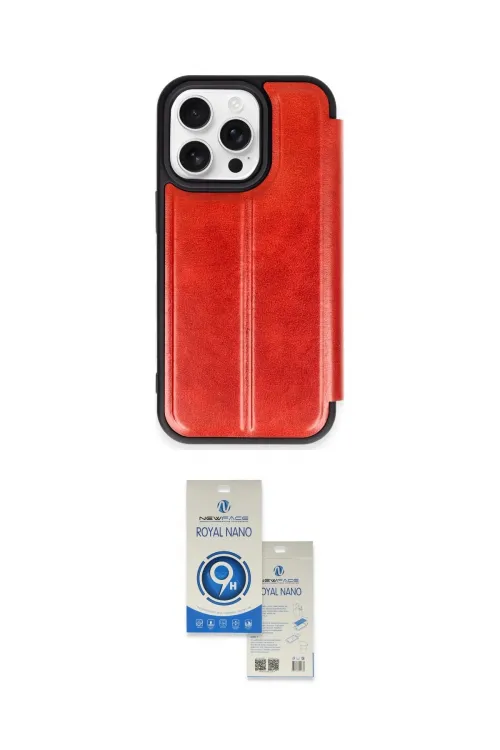 ieg™ iPhone 14 Pro Max Kılıf Zirve Yansıma Serisi - Şeffaf Royal Nano Ekran Koruyucu