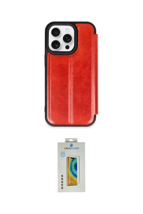 ieg™ iPhone 14 Pro Max Kılıf Zirve Yansıma Serisi - Siyah Polymer Nano Ekran Koruyucu
