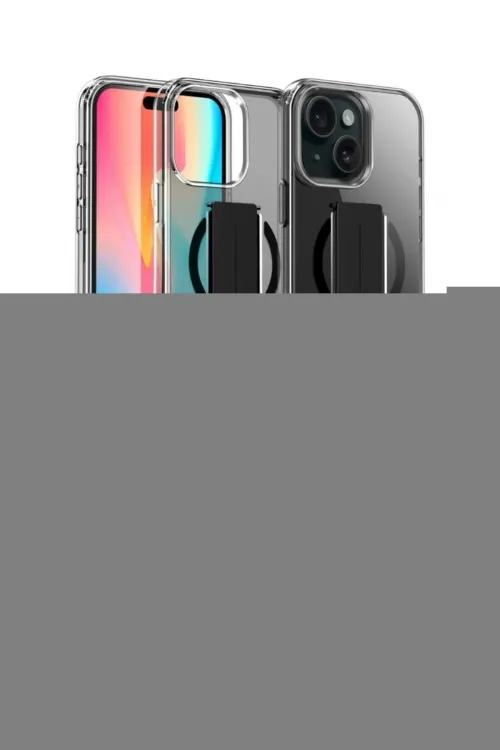 ieg™ iPhone 15 Kılıf Nova Işık Koleksiyonu - Siyah Bilvis 3D Mat Cam Ekran Koruyucu