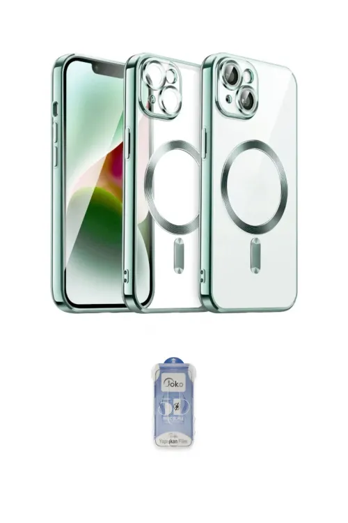 ieg™ iPhone 15 Kılıf Nova Işık Özel Seri - Siyah Joko Magic 5D Cam