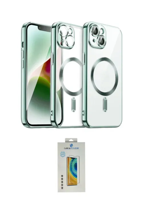 ieg™ iPhone 15 Kılıf Nova Işık Özel Seri - Siyah Polymer Nano Ekran Koruyucu