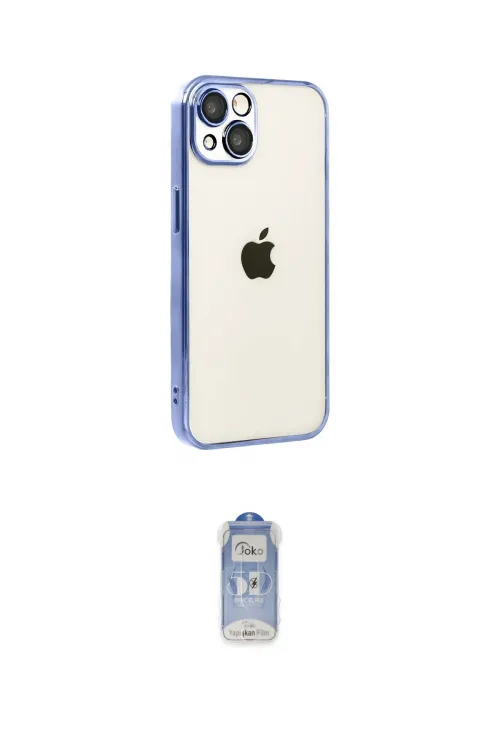 ieg™ iPhone 15 Kılıf Vadi Minimal - Siyah Joko Magic 5D Cam
