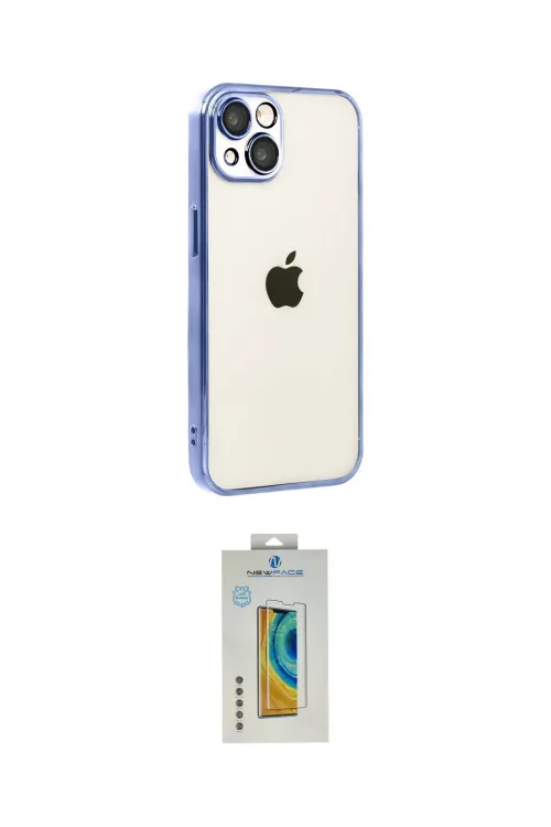 ieg™ iPhone 15 Kılıf Vadi Minimal - Siyah Polymer Nano Ekran Koruyucu