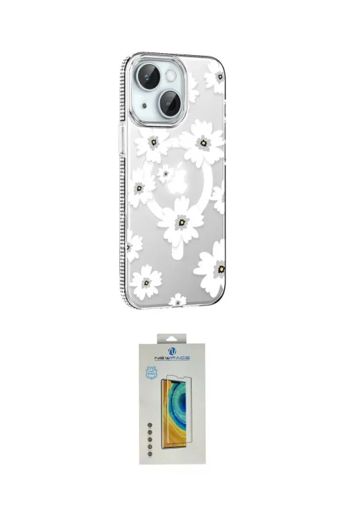 ieg™ iPhone 15 Kılıf Yörünge Işık Prime - Siyah Polymer Nano Ekran Koruyucu