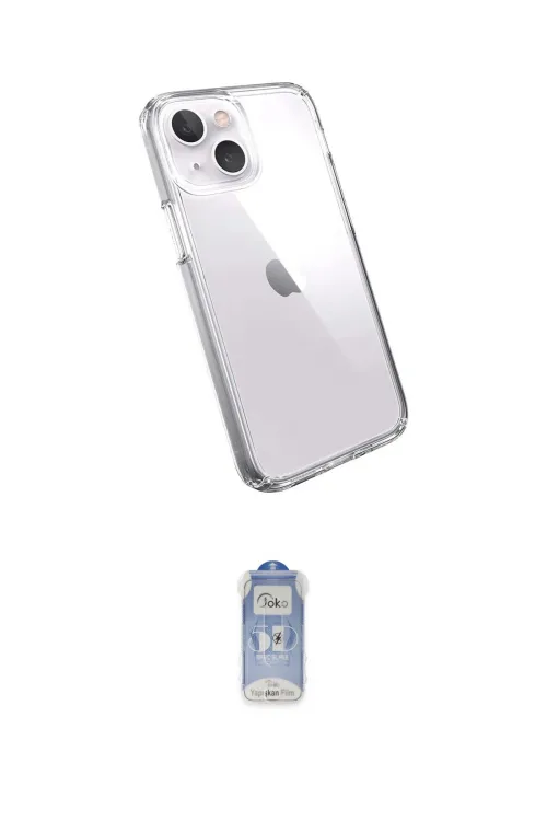 ieg™ iPhone 15 Kılıf Zirve Doku - Siyah Joko Magic 5D Cam