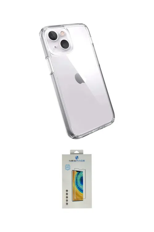 ieg™ iPhone 15 Kılıf Zirve Doku - Siyah Polymer Nano Ekran Koruyucu
