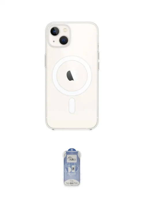 ieg™ iPhone 15 Plus Kılıf Kutup Klasik Serisi - Siyah Joko Magic 5D Cam