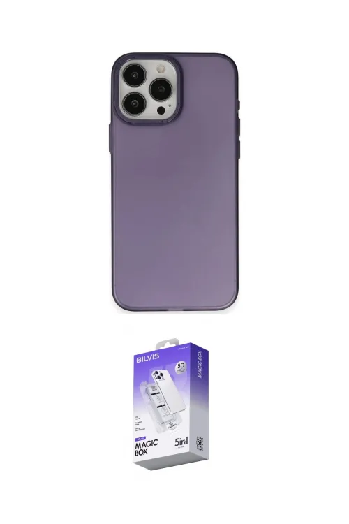 ieg™ iPhone 15 Pro Kılıf Ahenk Çizgi Prime - Siyah Bilvis 5in1 3D Magic Cam Ekran Koruyucu