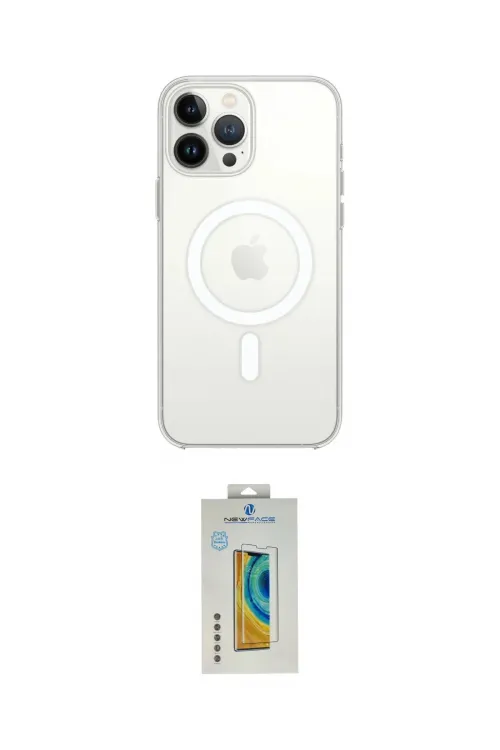 ieg™ iPhone 15 Pro Kılıf Ahenk Yansıma Prime - Siyah Polymer Nano Ekran Koruyucu
