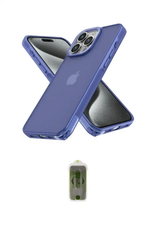ieg™ iPhone 15 Pro Kılıf Atlas Form - Siyah Joko Magic 5D Hayalet Cam