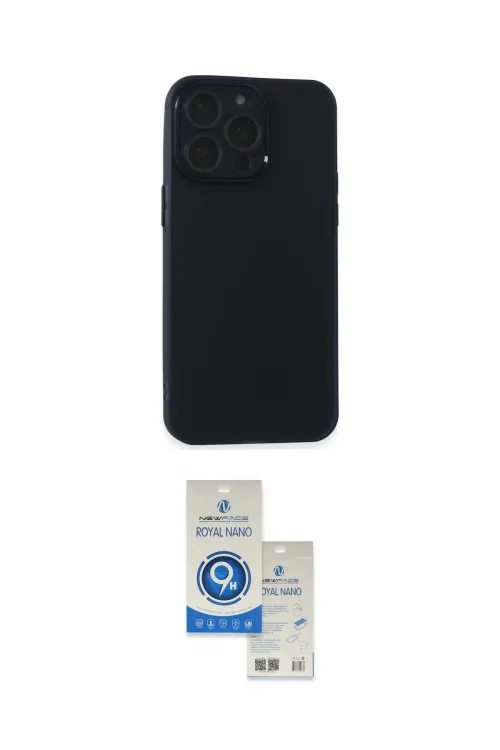 ieg™ iPhone 15 Pro Kılıf Atlas Minimal Prime - Şeffaf Royal Nano Ekran Koruyucu