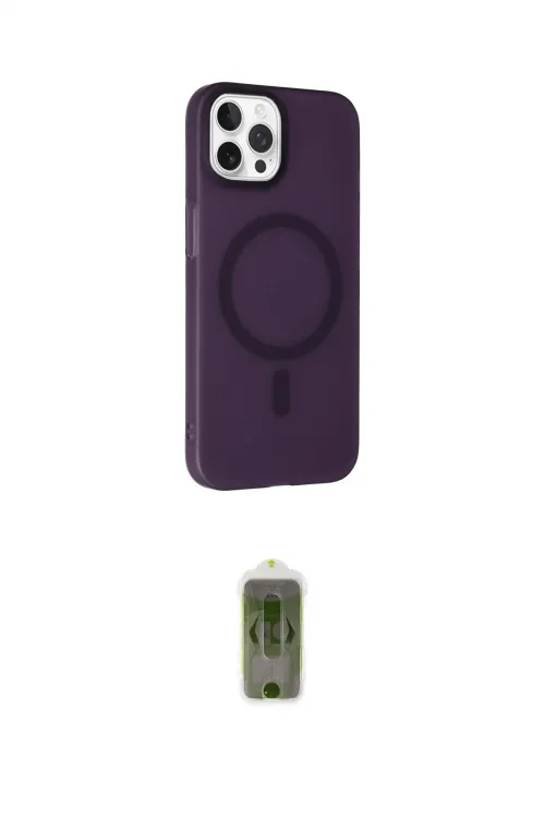 ieg™ iPhone 15 Pro Kılıf Çekirdek Modern Prime - Siyah Joko Magic 5D Hayalet Cam
