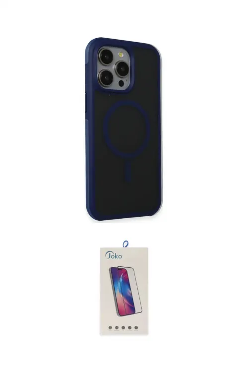 ieg™ iPhone 15 Pro Kılıf Çekirdek Yansıma Prime - Siyah Joko 5D Cam