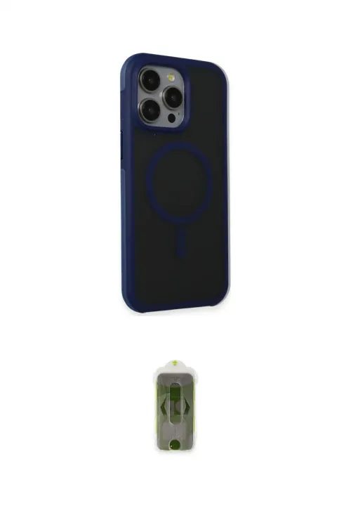 ieg™ iPhone 15 Pro Kılıf Çekirdek Yansıma Prime - Siyah Joko Magic 5D Hayalet Cam