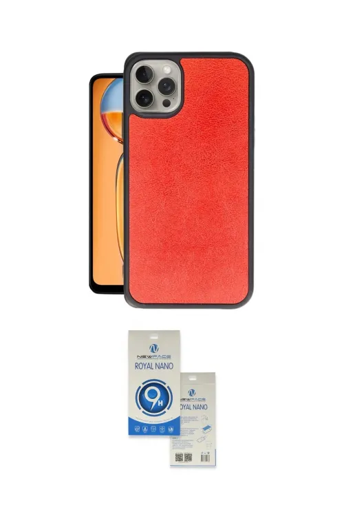 ieg™ iPhone 15 Pro Kılıf Kıvılcım Işık Serisi - Şeffaf Royal Nano Ekran Koruyucu