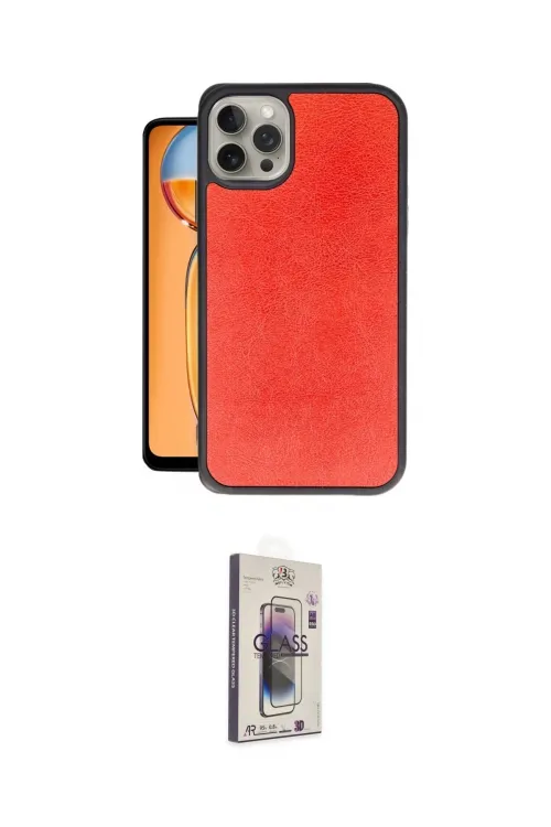 ieg™ iPhone 15 Pro Kılıf Kıvılcım Işık Serisi - Siyah Bilvis 3D Cam Ekran Koruyucu
