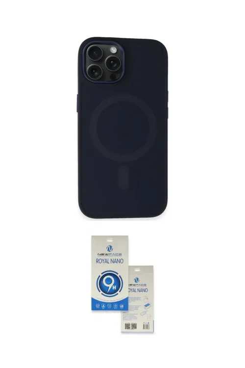 ieg™ iPhone 15 Pro Kılıf Kutup Serisi - Şeffaf Royal Nano Ekran Koruyucu