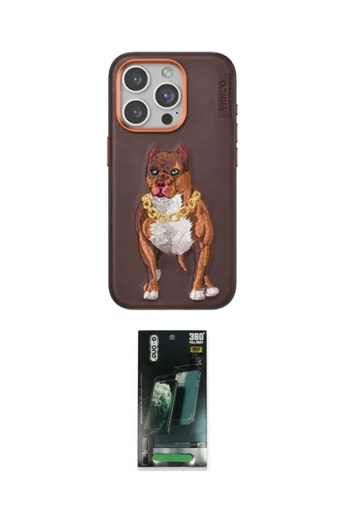 ieg™ iPhone 15 Pro Kılıf Nova Form Koleksiyonu - Şeffaf 360 Full Body Arka Koruyucu