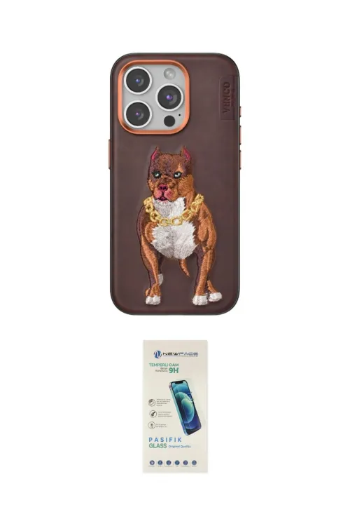 ieg™ iPhone 15 Pro Kılıf Nova Form Koleksiyonu - Şeffaf Pasifik Cam Ekran Koruyucu