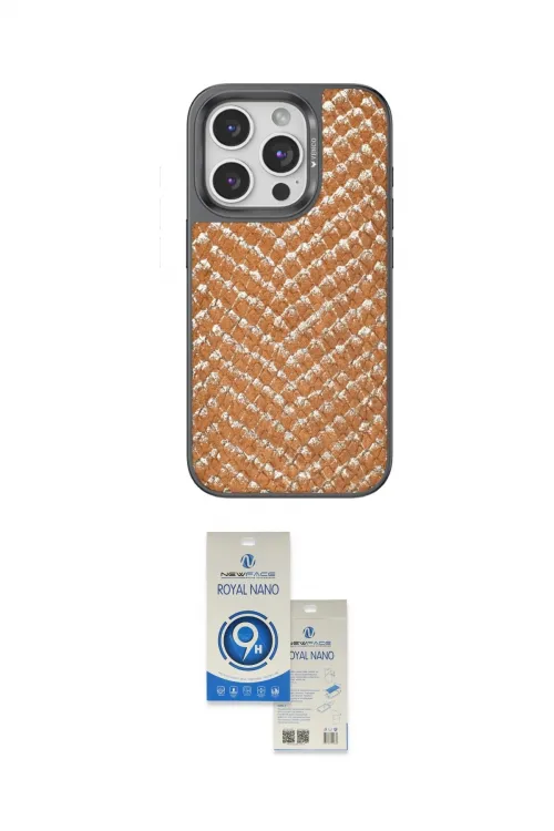 ieg™ iPhone 15 Pro Kılıf Vadi Özel Seri - Şeffaf Royal Nano Ekran Koruyucu