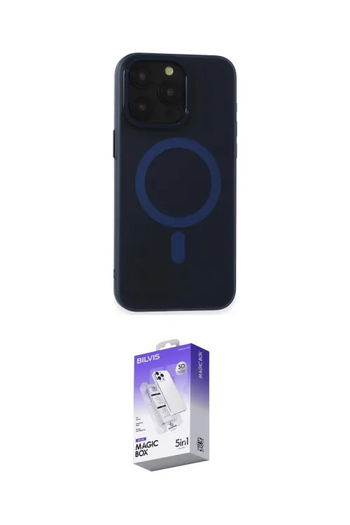 ieg™ iPhone 15 Pro Kılıf Yadigar Işık - Siyah Bilvis 5in1 3D Magic Cam Ekran Koruyucu