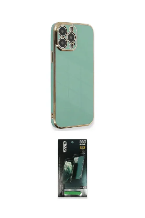 ieg™ iPhone 15 Pro Kılıf Yankı Serisi - Siyah 360 Mat Full Body Arka Koruyucu