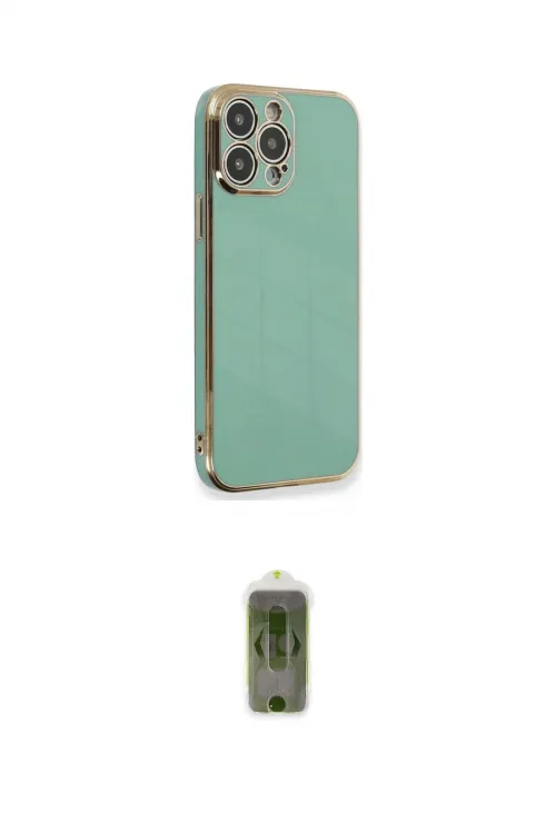 ieg™ iPhone 15 Pro Kılıf Yankı Serisi - Siyah Joko Magic 5D Hayalet Cam