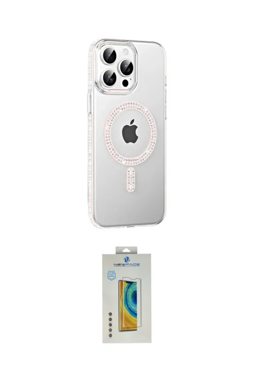 ieg™ iPhone 15 Pro Kılıf Yörünge Koleksiyonu - Siyah Polymer Nano Ekran Koruyucu