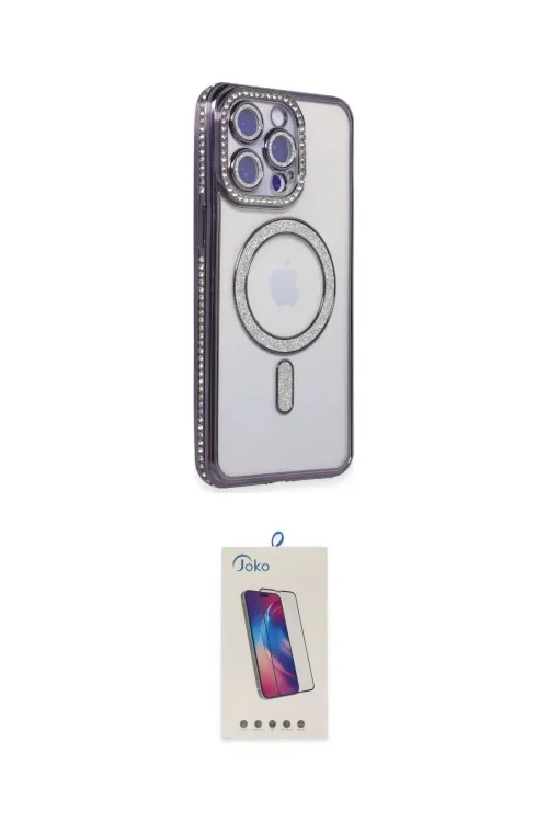 ieg™ iPhone 15 Pro Kılıf Zirve Doku Prime - Siyah Joko 5D Cam