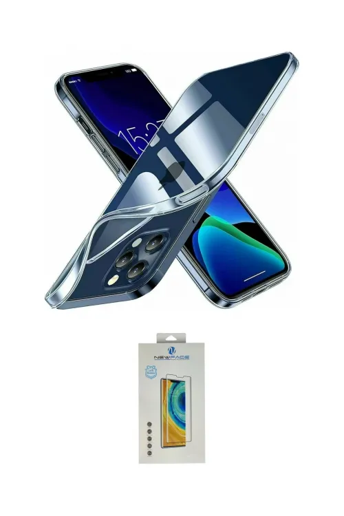 ieg™ iPhone 15 Pro Kılıf Zirve Doku - Siyah Polymer Nano Ekran Koruyucu