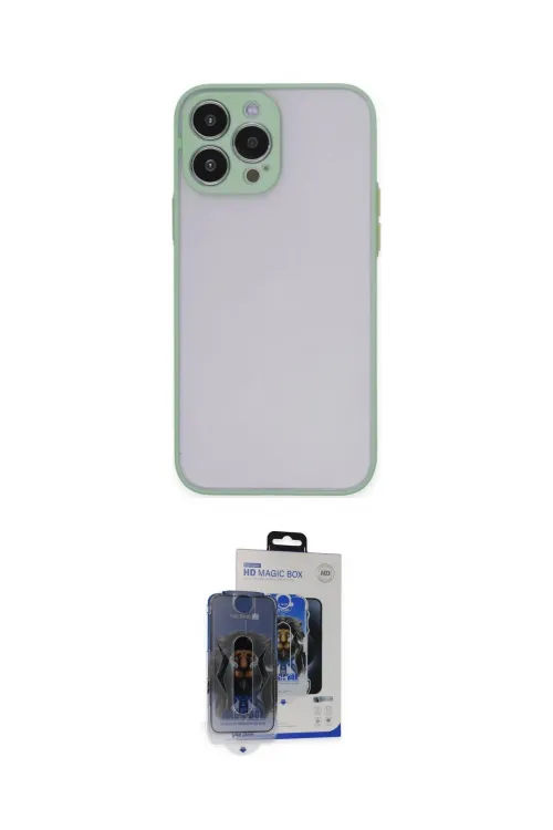 ieg™ iPhone 15 Pro Max Kılıf Ahenk Çizgi Serisi - Siyah Vanessa Magic Cam