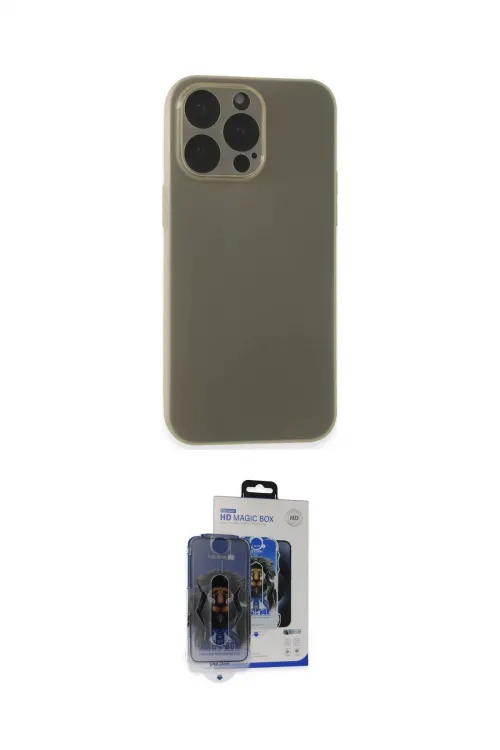 ieg™ iPhone 15 Pro Max Kılıf Atlas Minimal Prime - Siyah Vanessa Magic Cam