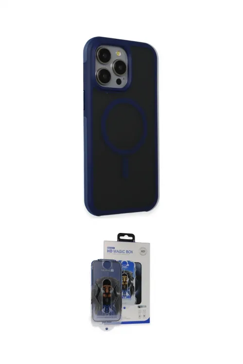 ieg™ iPhone 15 Pro Max Kılıf Çekirdek Yansıma Prime - Siyah Vanessa Magic Cam