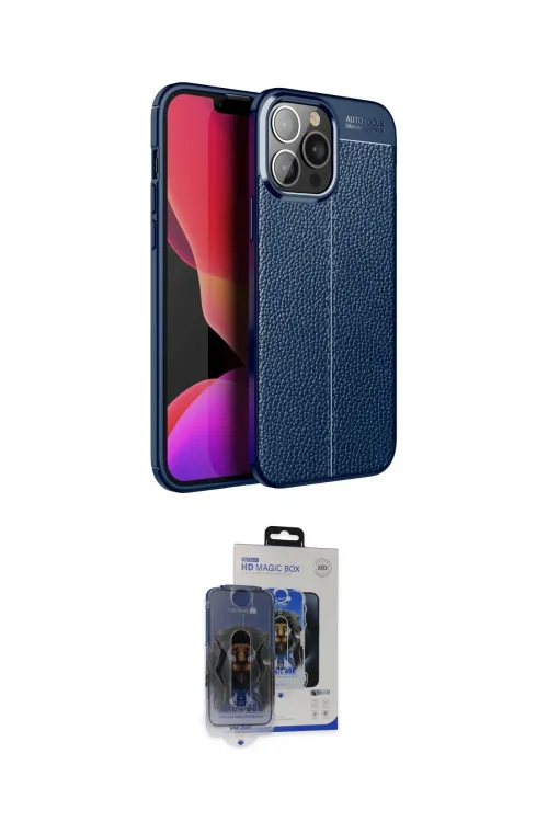 ieg™ iPhone 15 Pro Max Kılıf Doruk Klasik Özel Seri - Siyah Vanessa Magic Cam