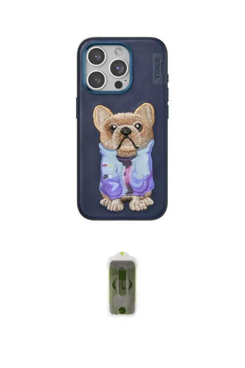 ieg™ iPhone 15 Pro Max Kılıf İz Minimal Koleksiyonu - Siyah Joko Magic 5D Hayalet Cam