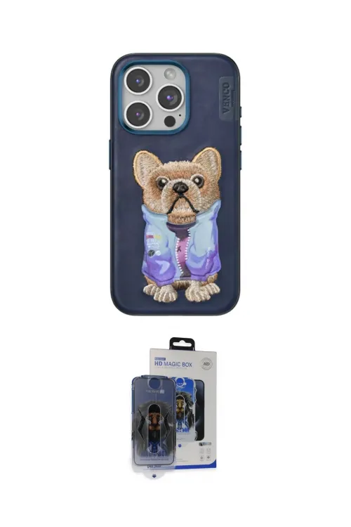 ieg™ iPhone 15 Pro Max Kılıf İz Minimal Koleksiyonu - Siyah Vanessa Magic Cam