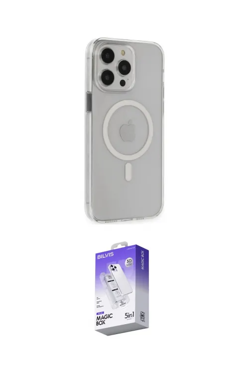 ieg™ iPhone 15 Pro Max Kılıf Kıvılcım Asil Özel Seri - Siyah Bilvis 5in1 3D Magic Cam Ekran Koruyucu